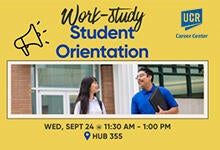 Career Center Work-study Student Orientation
