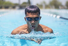 Person Swimming at SRC